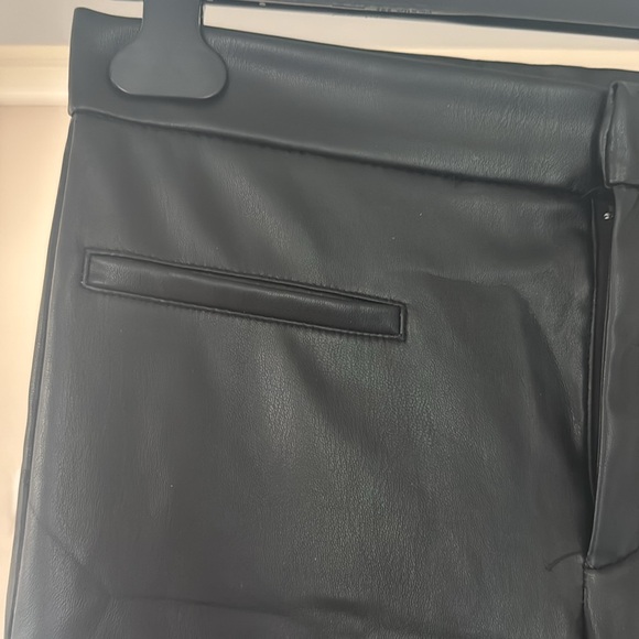 Zara leather cropped pants - Picture 2 of 4